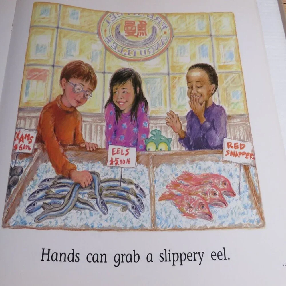 Marcia Vaughan hands big